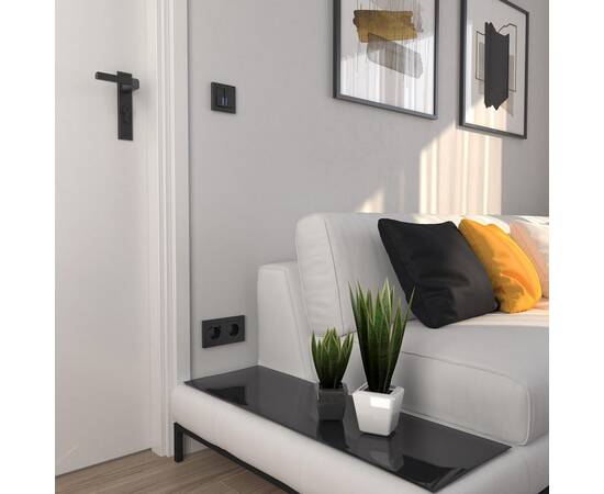 Выключатель Werkel Hammer двухклавишный проходной с подсветкой черный W1222108 4690389162640, изображение 2