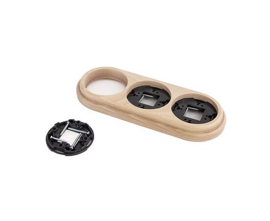Рамка Werkel Legend на 3 поста светлый бук W0035224 4690389166587, изображение 2