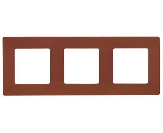 Рамка 3-постовая Legrand Etika какао 672573