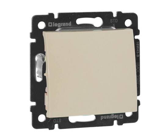 Выключатель одноклавишный Legrand Valena 10A 250V cлоновая кость 774301