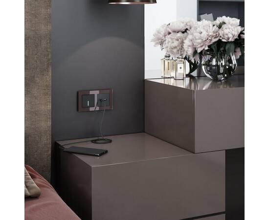 Сенсорный выключатель одноклавишный Wi-Fi Werkel с подсветкой черный W4510108 4690389171253, изображение 2