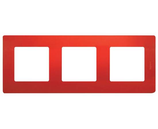 Рамка 3-я, красный, универсальная