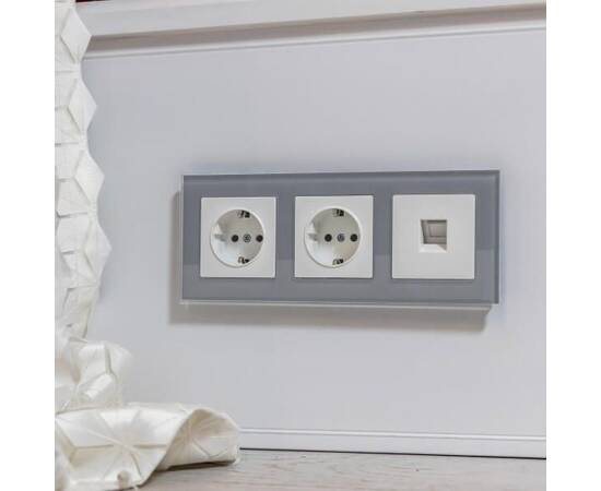 Рамка Werkel Favorit на 3 поста серый W0031115 4690389159824, изображение 2