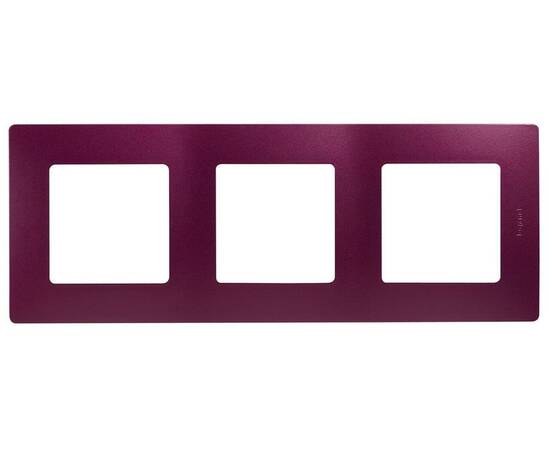 Рамка 3-я, сливовый, универсальная