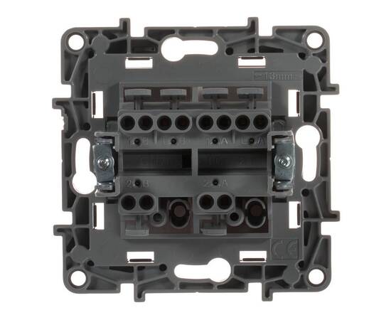 Переключатель двухклавишный Legrand Etika 10A 250V слоновая кость 672312, изображение 2