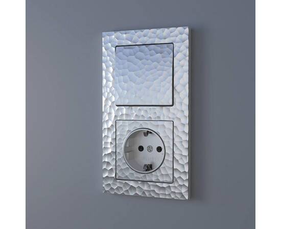 Выключатель Werkel Hammer одноклавишный проходной серебряный W1212006 4690389162046, изображение 2