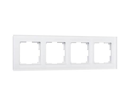 Рамка на 4 поста Werkel Favorit белый матовый W0041105 4690389159930
