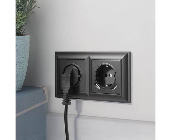 Рамка Werkel Fiore на 2 поста черный W0022208 4690389160370, изображение 2