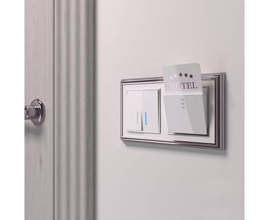 Выключатель Werkel двухклавишный проходной с подсветкой белый W1122101 4690389155222, изображение 6