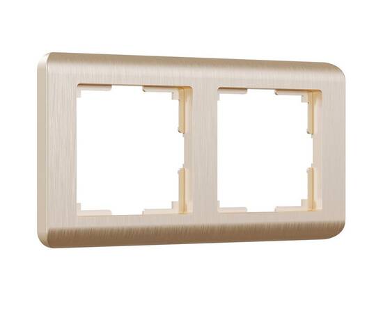 Рамка Werkel Stream на 2 поста шампань W0022111 4690389162244