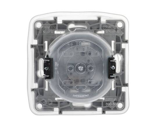 Выключатель 1-но клавишный с 2-х мест (переключатель) ip44, слоновая кость, изображение 2