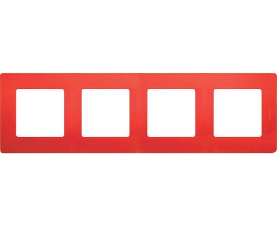 Рамка 4-я, красный, универсальная