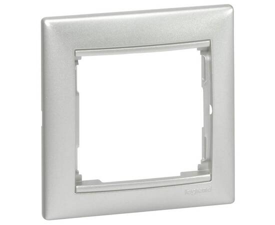 Рамка 1-постовая Legrand Valena алюминий 770151