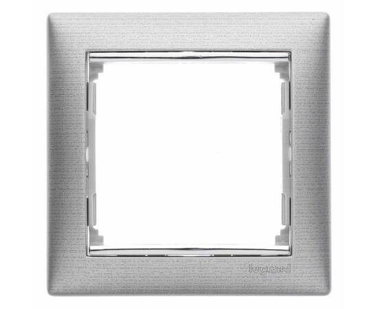 Рамка 1-постовая Legrand Valena алюминий матовый 770331