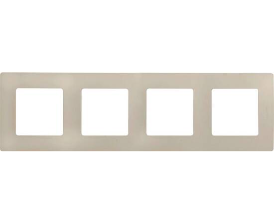 Рамка 4-постовая Legrand Etika слоновая кость 672514