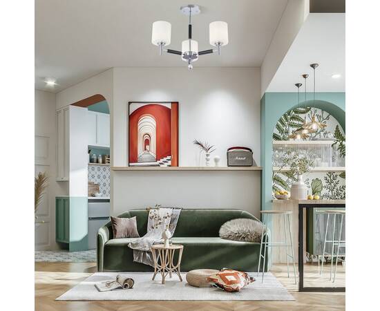 Люстра на штанге Arte Milano Napoli 332220/3 CR, изображение 2