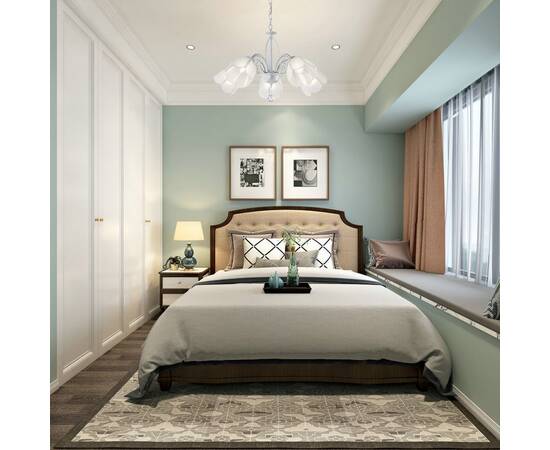 Подвесная люстра Arte Milano Amalfi 332656/5 WT+SL, изображение 2