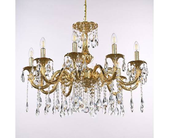 Подвесная люстра Bohemia Ivele Crystal AL79101/10/250 A G, изображение 3