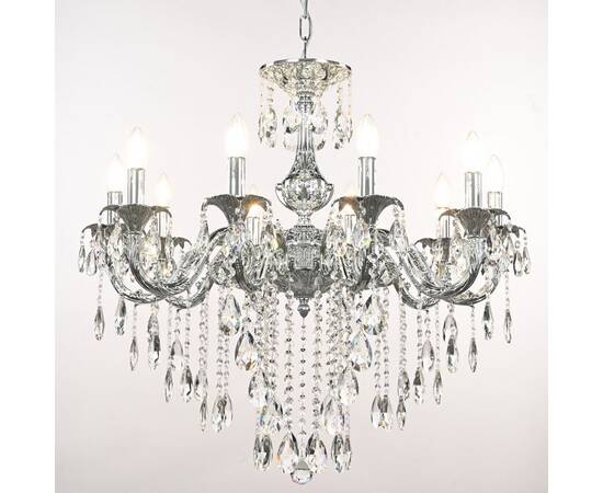 Подвесная люстра Bohemia Ivele Crystal AL79101/10/250 B Ni, изображение 2