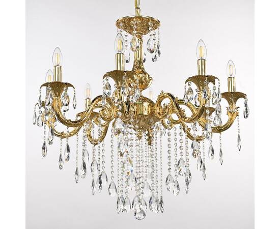 Подвесная люстра Bohemia Ivele Crystal AL79101/8/250 B G, изображение 3