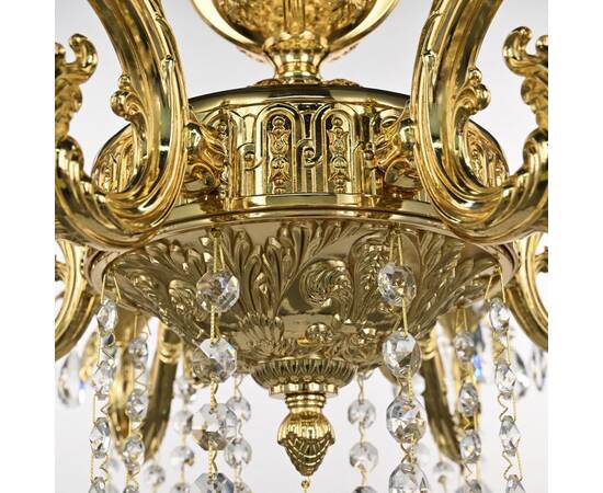 Подвесная люстра Bohemia Ivele Crystal AL79101/8/250 B G, изображение 9