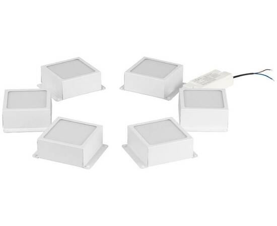 Встраиваемый светильник (комплект из 6 шт.) Эра SPO-646-3-4K-W6 Б0063062