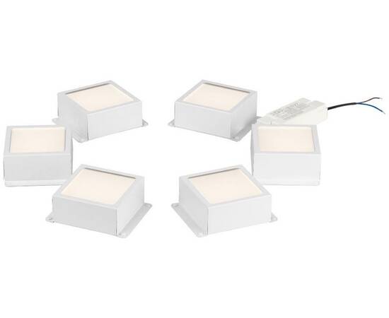 Встраиваемый светильник (комплект из 6 шт.) Эра SPO-646-3-4K-W6 Б0063062, изображение 7