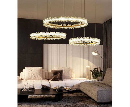 Подвесная люстра Delight Collection OMK8832-80+60+40 gold (D3339), изображение 5