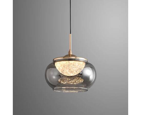 Подвесной светильник Delight Collection MT9128-1H gold/smoke, изображение 3