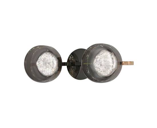 Настенный светильник Delight Collection MT9128-2W pearl black/smoke