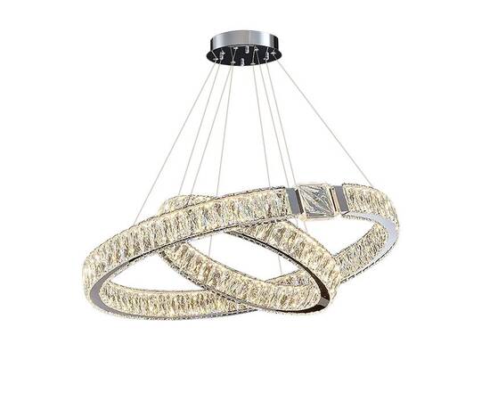 Подвесная люстра Delight Collection D8010P/2R/D800+600 gold/silver