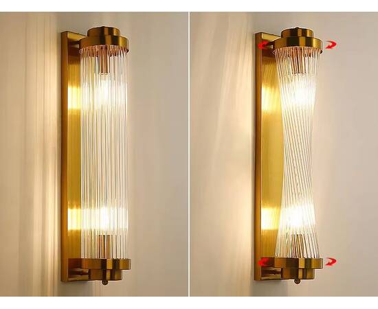 Настенный светильник Delight Collection Wall lamp 88008W/S brass, изображение 2