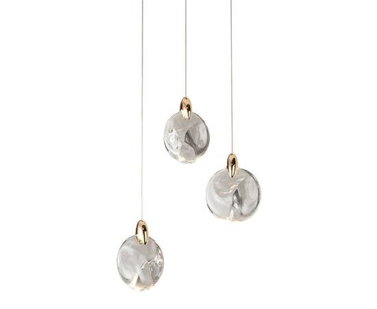 Подвесной светильник Delight Collection OD2440-3 gold/clear