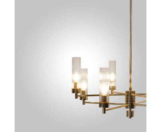 Люстра на штанге AM Group INDIGO SP8 FGD, изображение 4