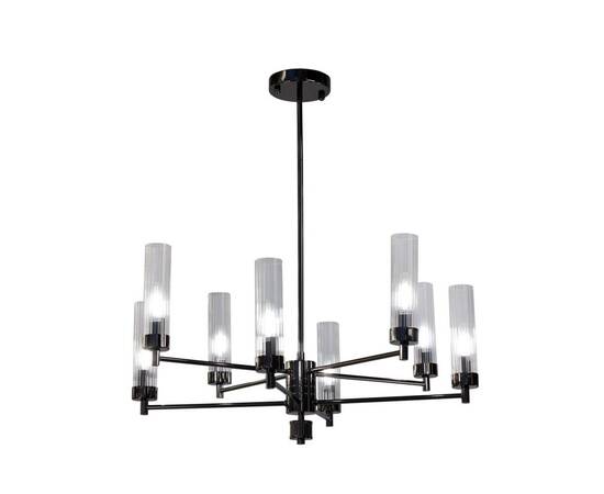 Люстра на штанге AM Group INDIGO SP8 PEARL BLACK