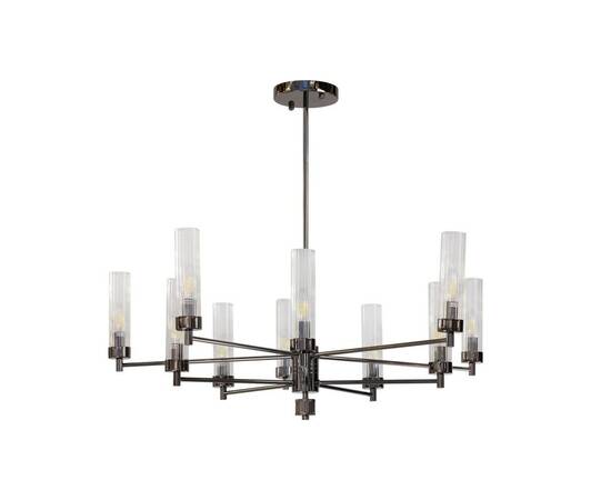 Люстра на штанге AM Group INDIGO SP10 PEARL BLACK, изображение 4