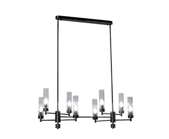 Люстра на штанге AM Group INDIGO SPL8 PEARL BLACK