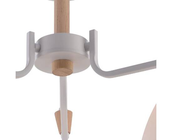 Люстра на штанге Reluce 01622-0.3-03 WH+WOOD, изображение 5