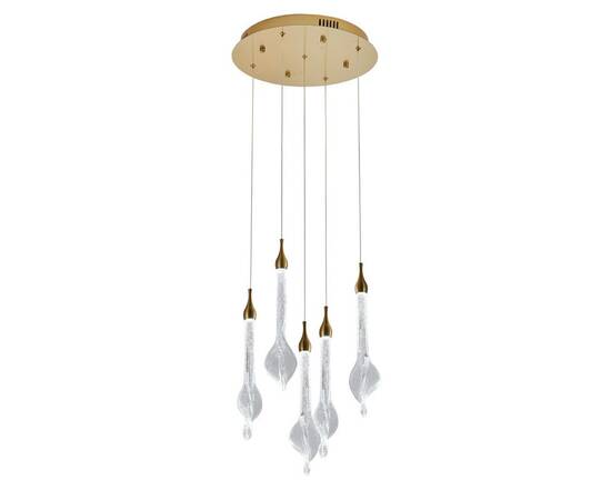 Подвесной светильник Delight Collection OD2433-5 gold/clear, изображение 2