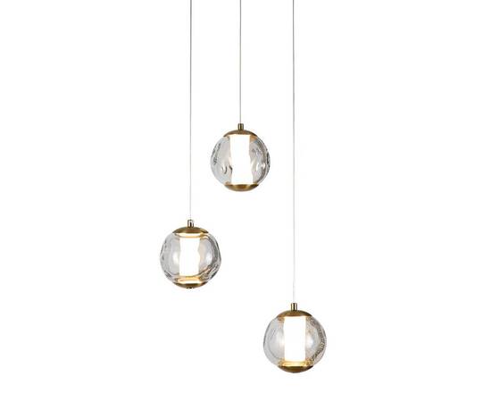 Подвесной светильник Delight Collection OD2437-3 gold/clear