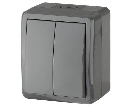 Выключатель двойной Эра 11-1404-03 Б0020676