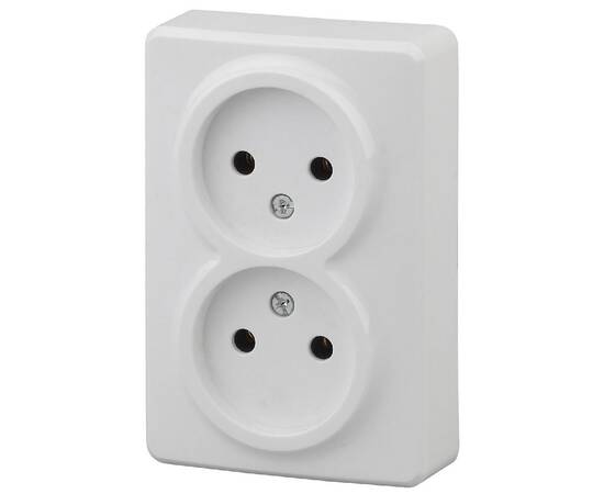 Розетка 2х2P Эра 11-2202-01 Б0020682