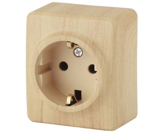 Розетка 2P+E Schuko со шторками Эра 11-2204-11 Б0020690