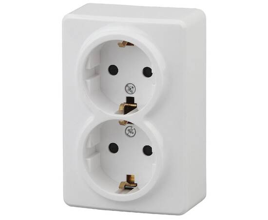 Розетка 2P+E Schuko Эра 11-2205-01 Б0020691