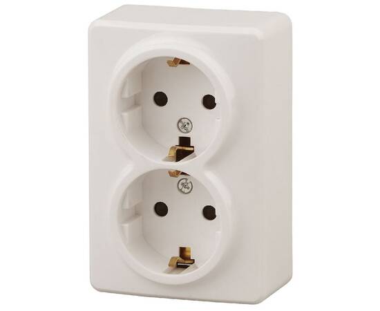 Розетка 2P+E Schuko Эра 11-2205-02 Б0020692