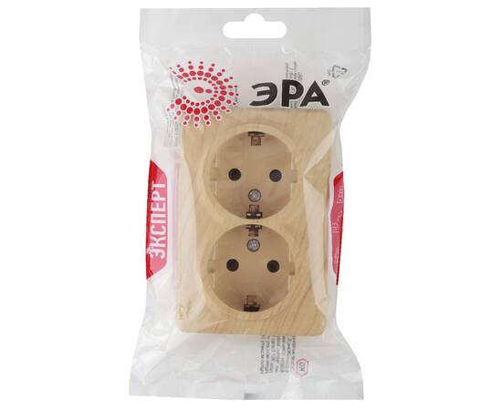 Розетка 2P+E Schuko Эра 11-2205-11 Б0020693, изображение 3