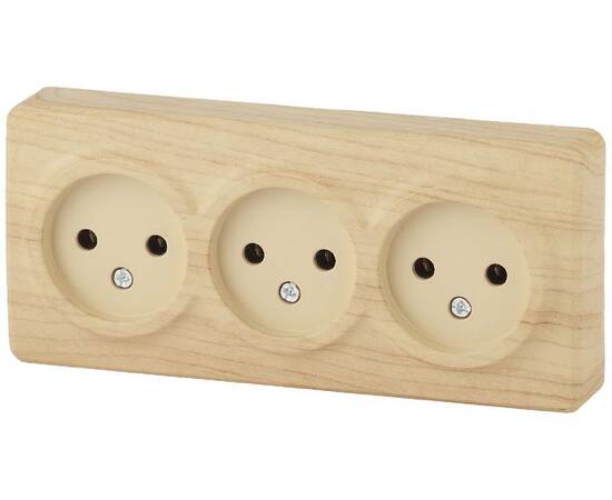 Розетка 3х2P Эра 11-2207-11 Б0020699