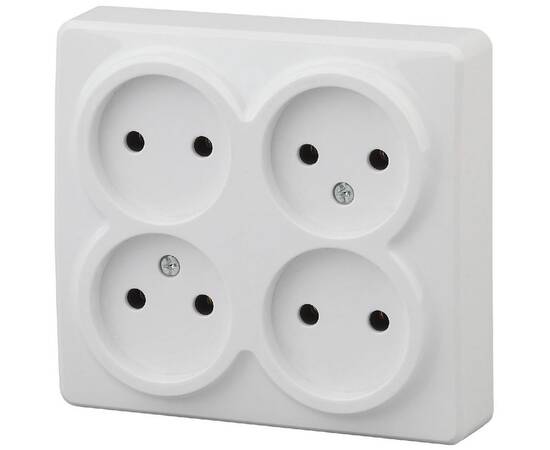 Розетка 4х2P Эра 11-2210-01 Б0020706