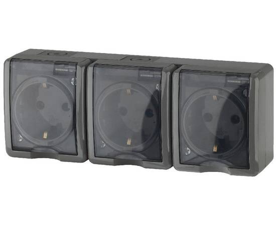 Розетка 3х2P+E Эра 11-2405-03 Б0020721