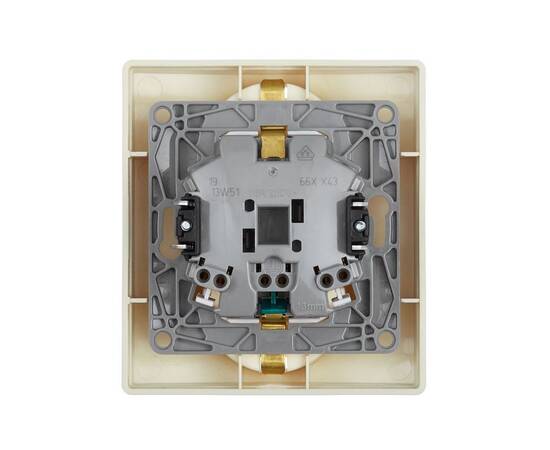 Розетка двойная с/з со шторками Legrand Inspiria 673756, изображение 4